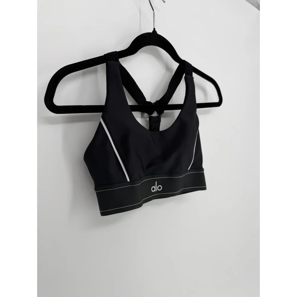 Alo Yoga Airlift Suit Up Bra Small Racerback Sports Bra Activewear Workout